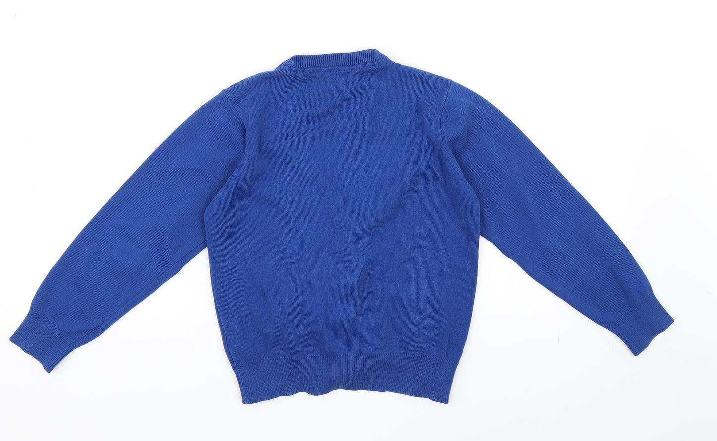 Marks and Spencer Girls Blue   Cardigan Jumper Size 7 Years  - M&S School