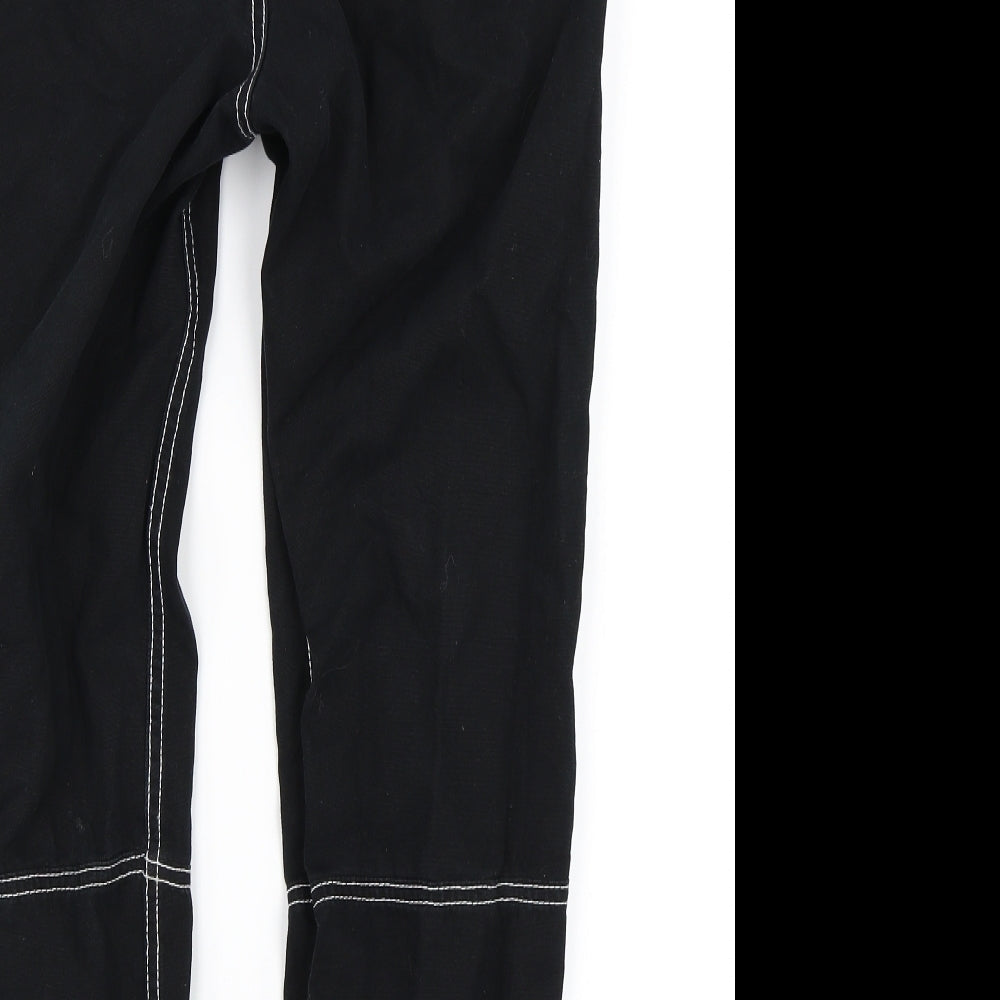 H&M Womens Black   Straight Jeans Size 10 L25 in