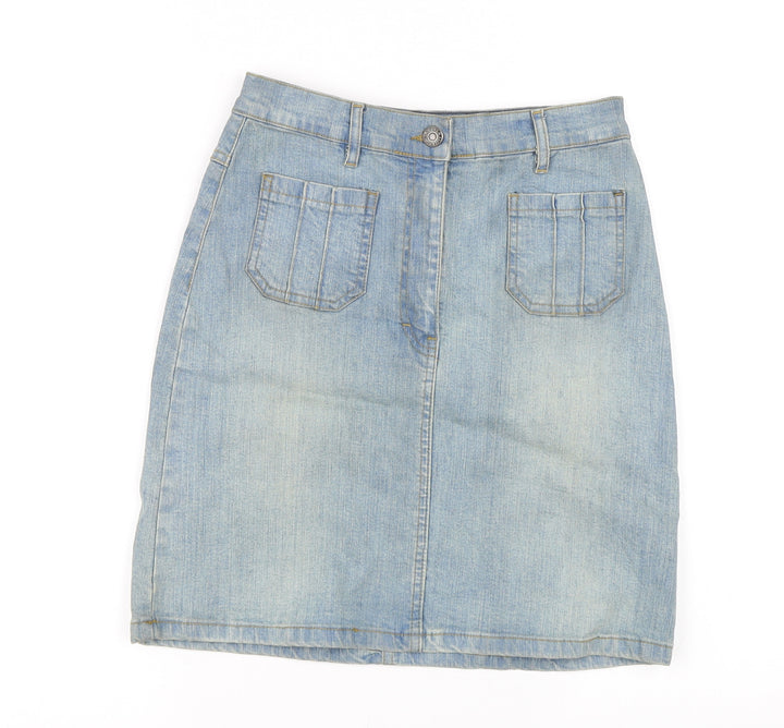 NL Jeans Womens Blue   Straight & Pencil Skirt Size 8