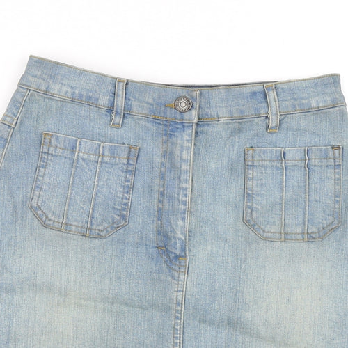 NL Jeans Womens Blue   Straight & Pencil Skirt Size 8