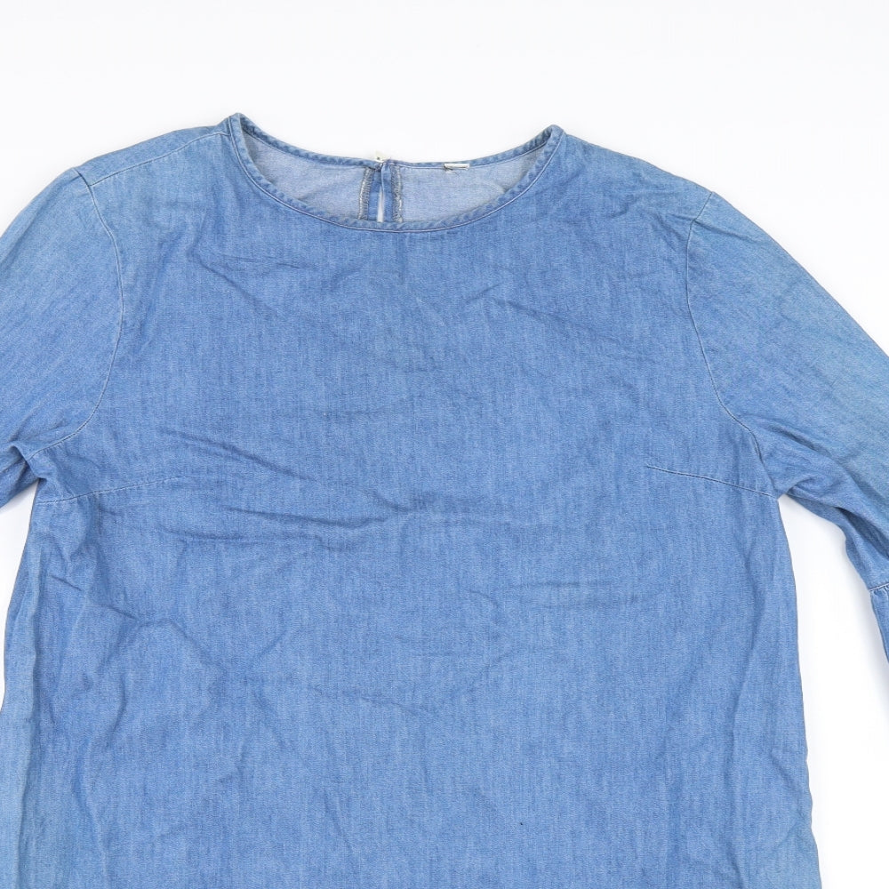 Primark Womens Blue   T-Shirt Dress  Size 14
