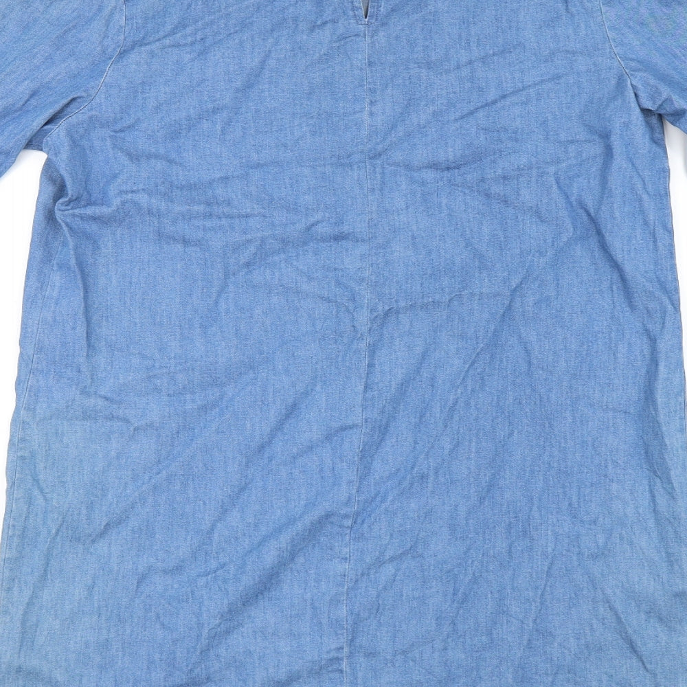 Primark Womens Blue   T-Shirt Dress  Size 14