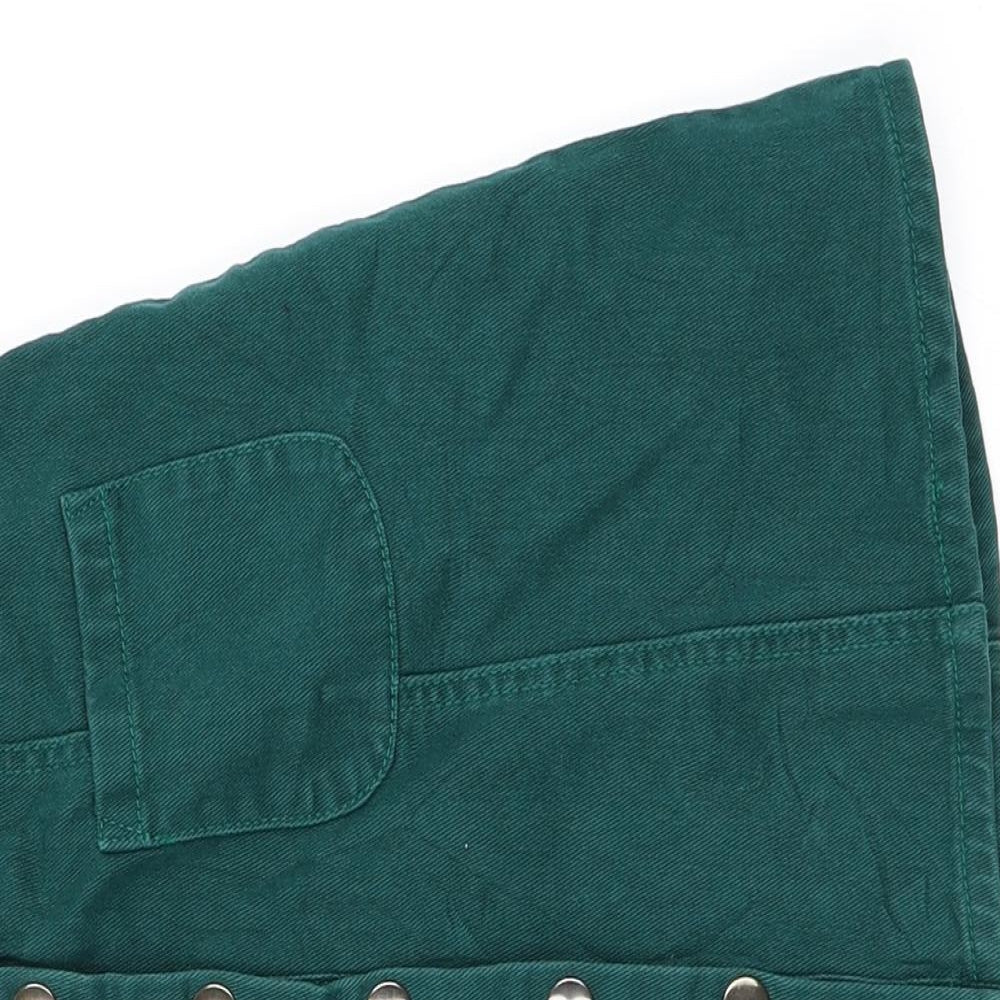 Cooperative Womens Green   A-Line Skirt Size S