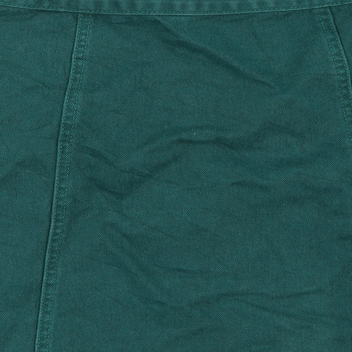 Cooperative Womens Green   A-Line Skirt Size S