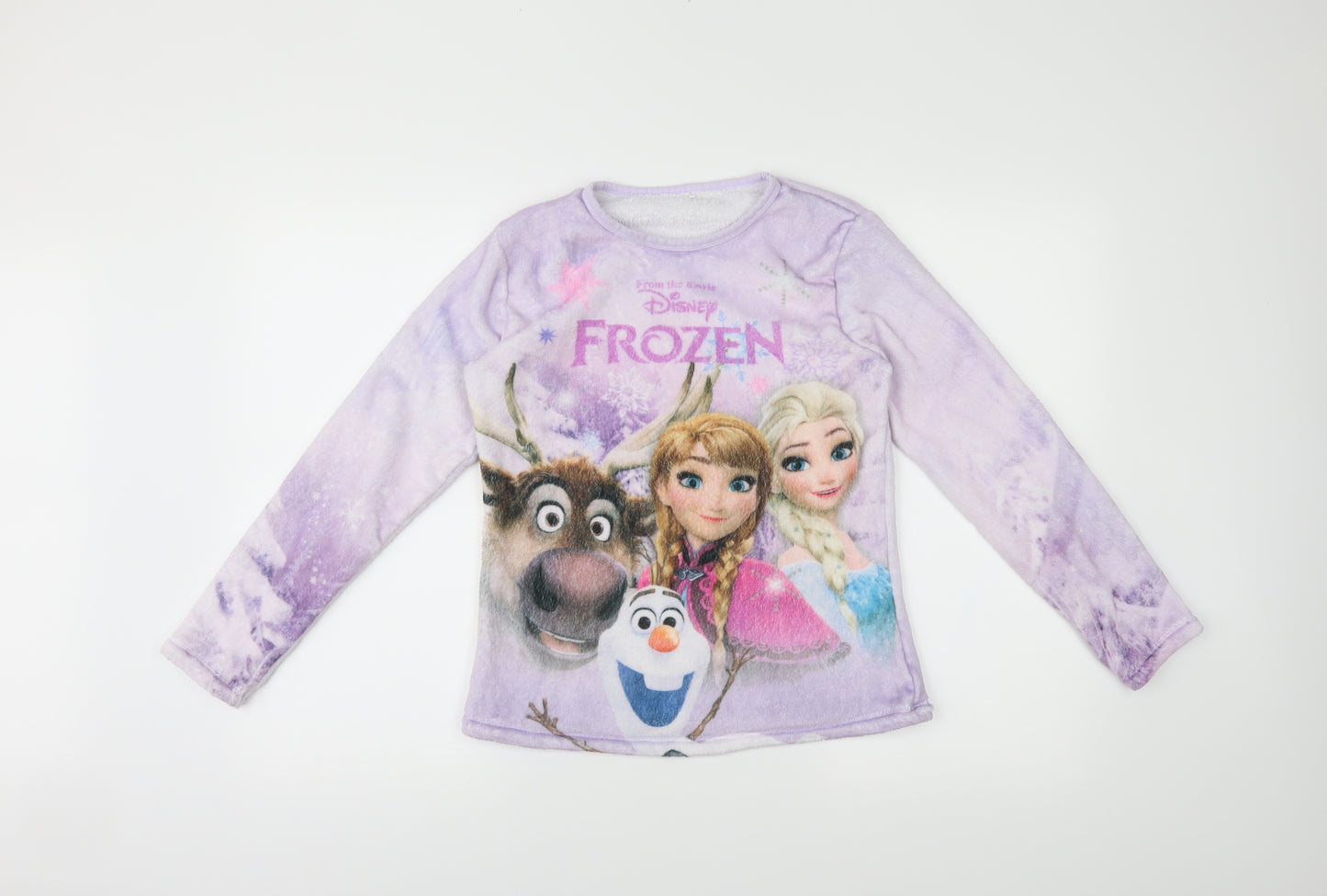 George Girls Purple Animal Print  Top Pyjama Top Size 11-12 Years