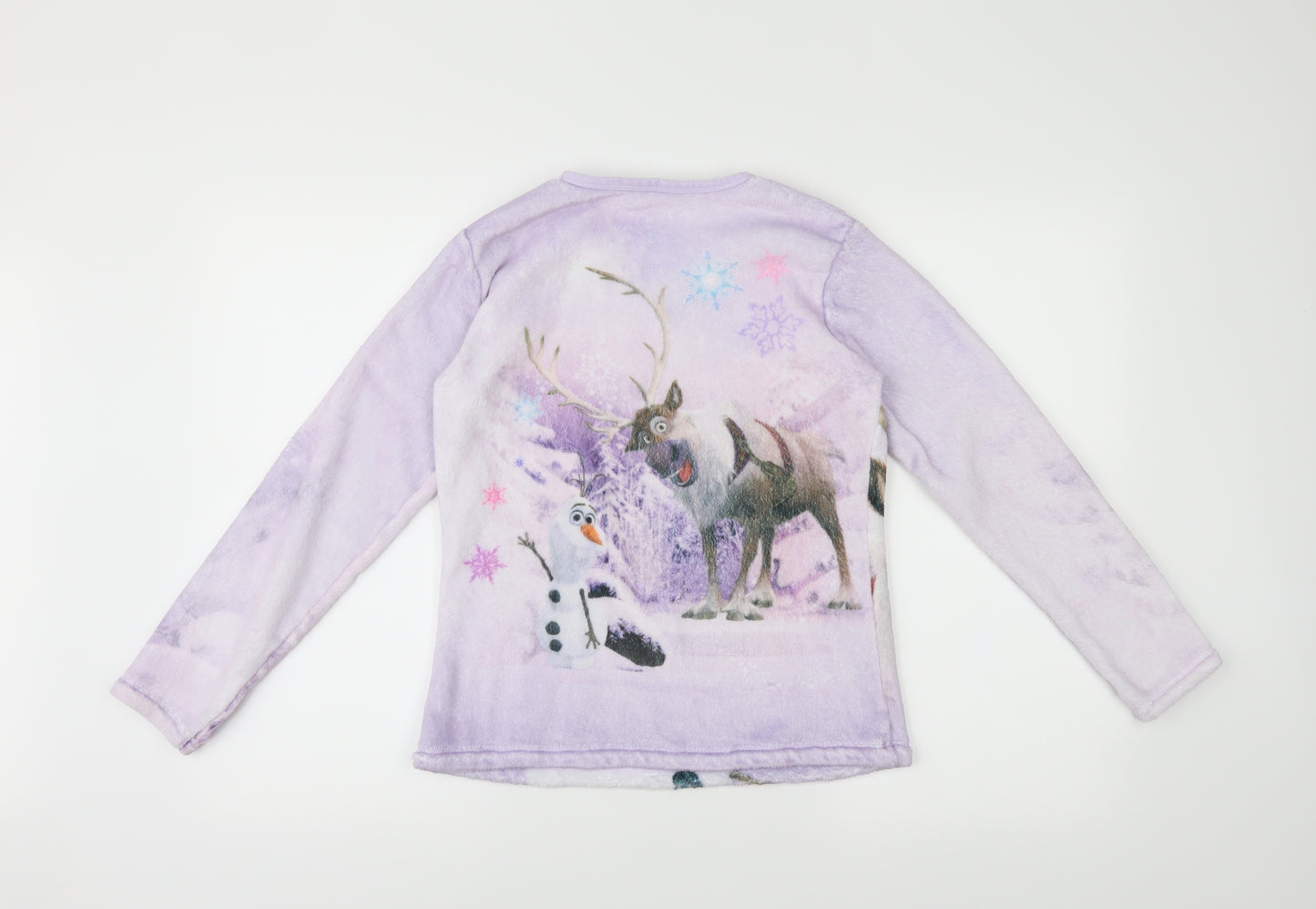 George Girls Purple Animal Print  Top Pyjama Top Size 11-12 Years