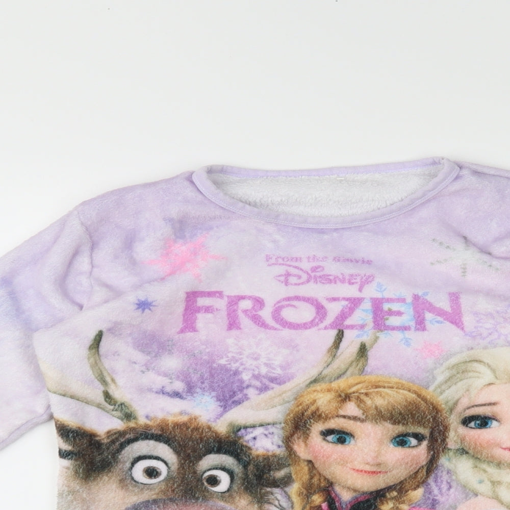George Girls Purple Animal Print  Top Pyjama Top Size 11-12 Years