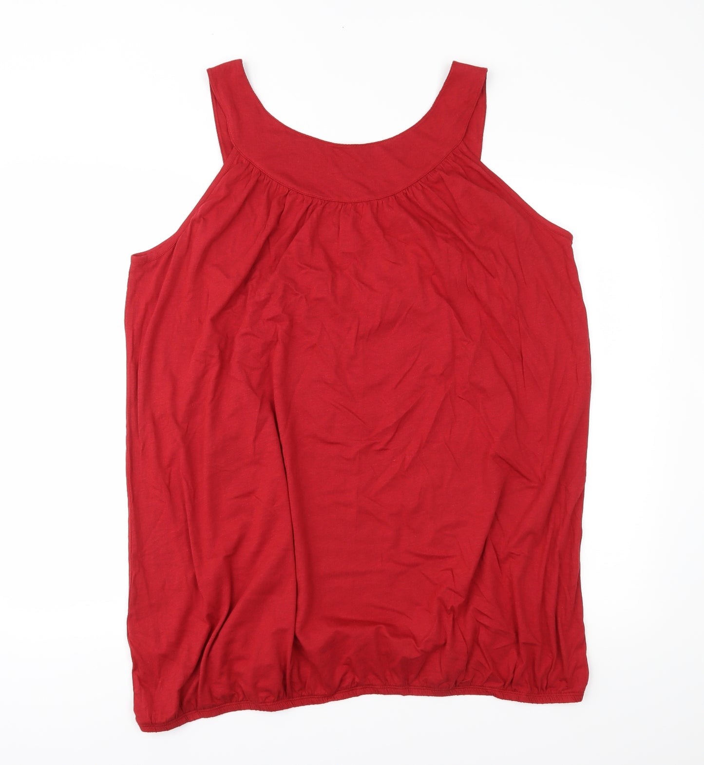 New Look Womens Red   Basic Tank Size 24