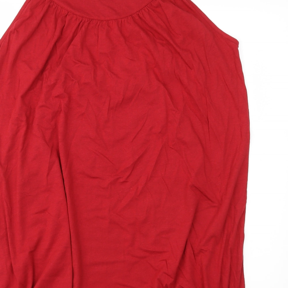 New Look Womens Red   Basic Tank Size 24