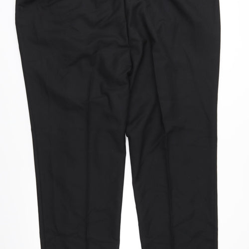 Assured Mens Black   Trousers  Size 50 in L31 in