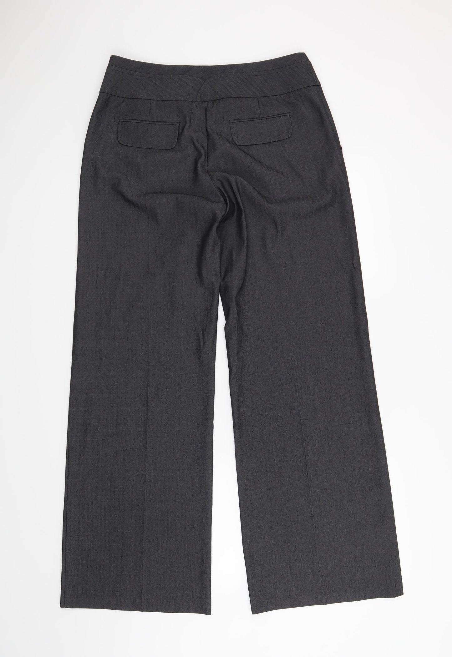 Dorothy Perkins Womens Grey   Trousers  Size 10 L31 in