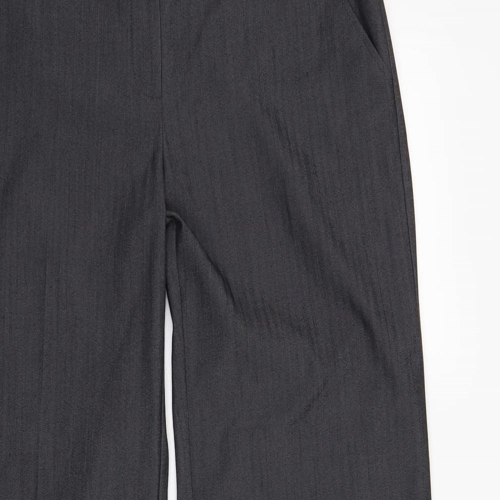 Dorothy Perkins Womens Grey   Trousers  Size 10 L31 in