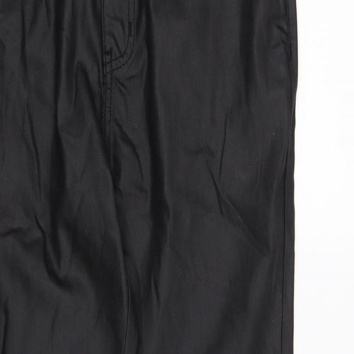 24/7 Authentic Denim Womens Black   Skinny Jeans Size 12 L29 in