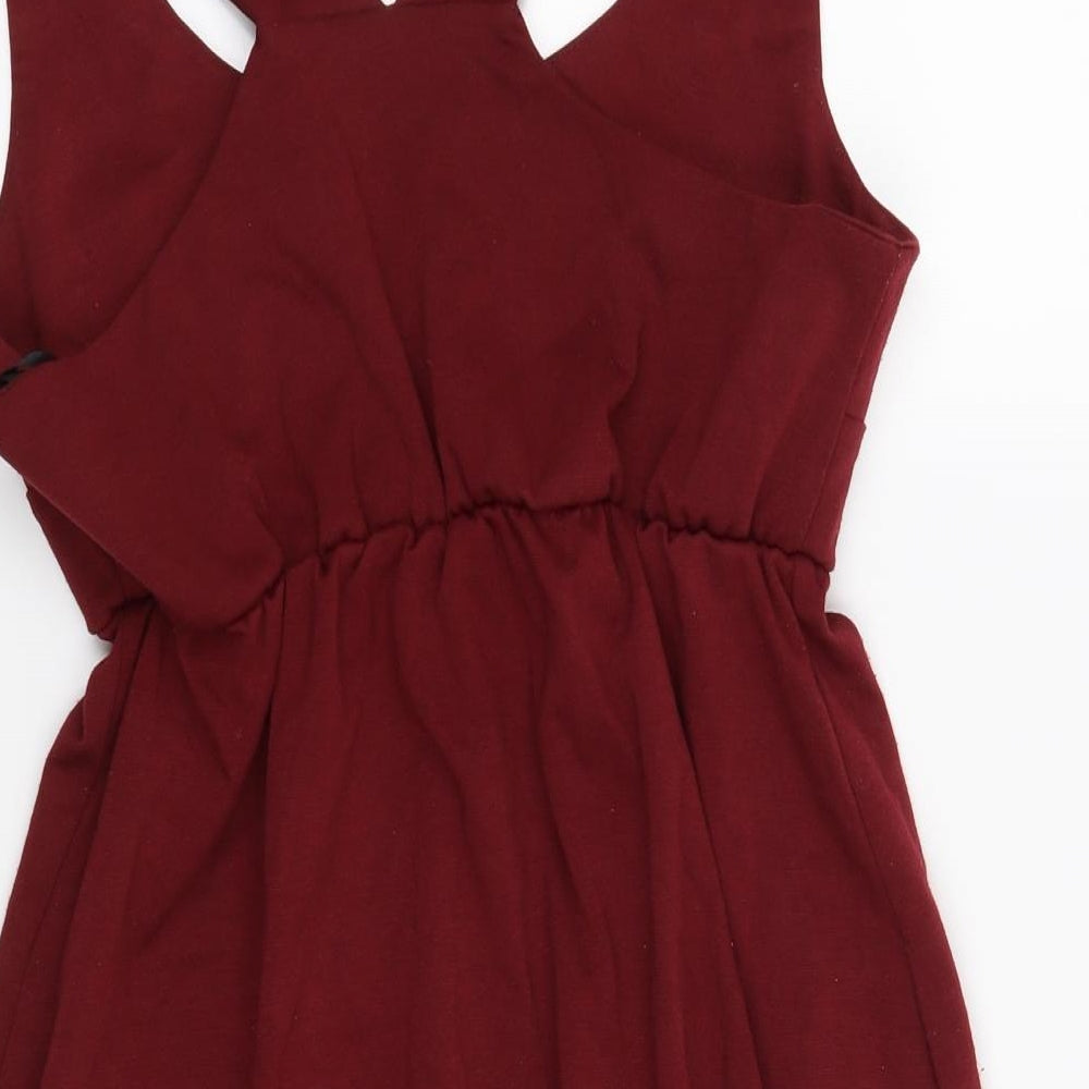 Atmosphere Womens Red   Pinafore/Dungaree Dress  Size 12