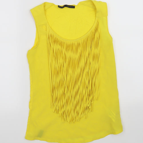 Zara Womens Yellow   Basic Tank Size XS