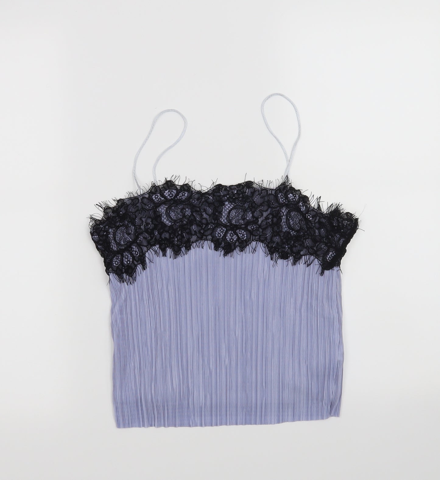 Pins and Needles Womens Blue   Cropped Tank Size S