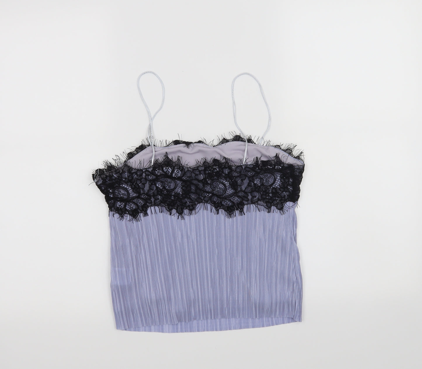 Pins and Needles Womens Blue   Cropped Tank Size S