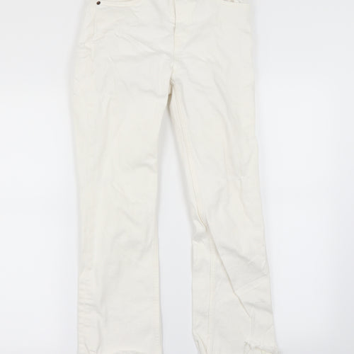 Zara Womens Ivory   Jegging Jeans Size 6 L28 in