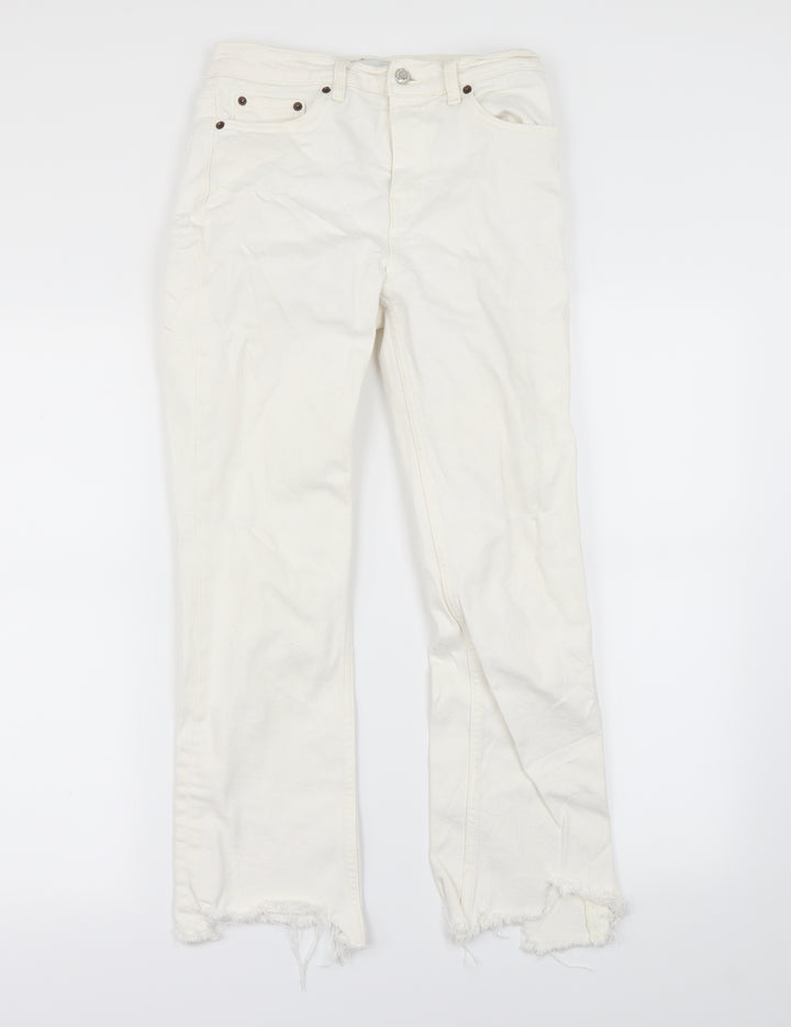 Zara Womens Ivory   Jegging Jeans Size 6 L28 in