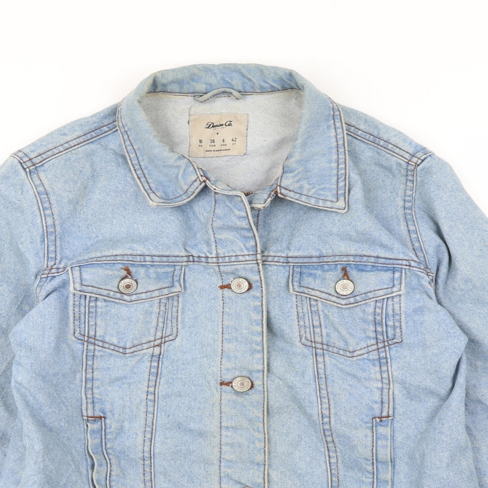 denim&co Womens Blue   Jacket  Size 10