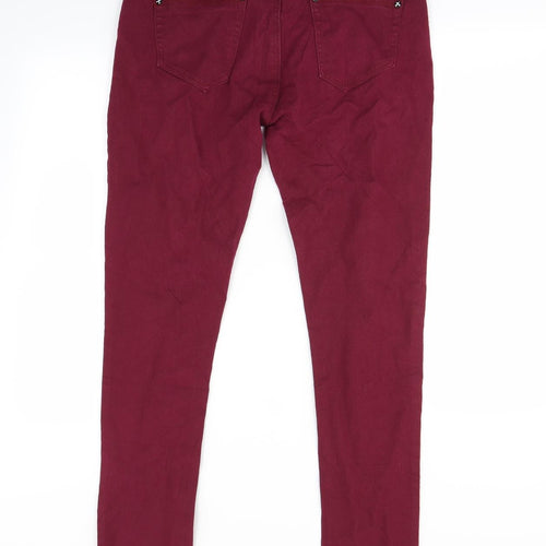 Criminal Damage Womens Purple   Skinny Jeans Size 36 in L28 in