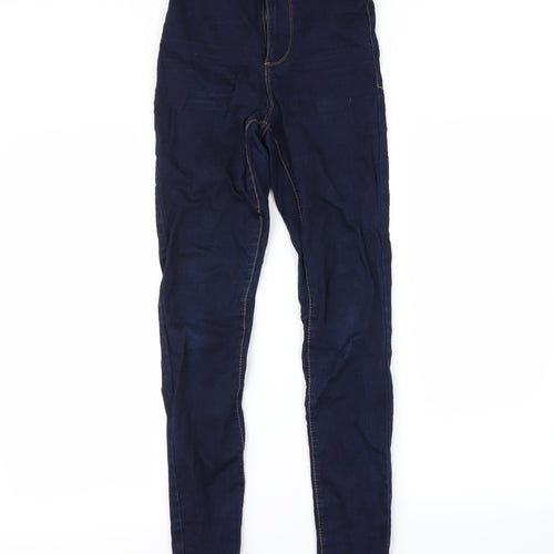 DENIM&co Womens Blue   Skinny Jeans Size 8 L28 in