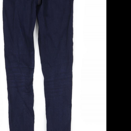 DENIM&co Womens Blue   Skinny Jeans Size 8 L28 in