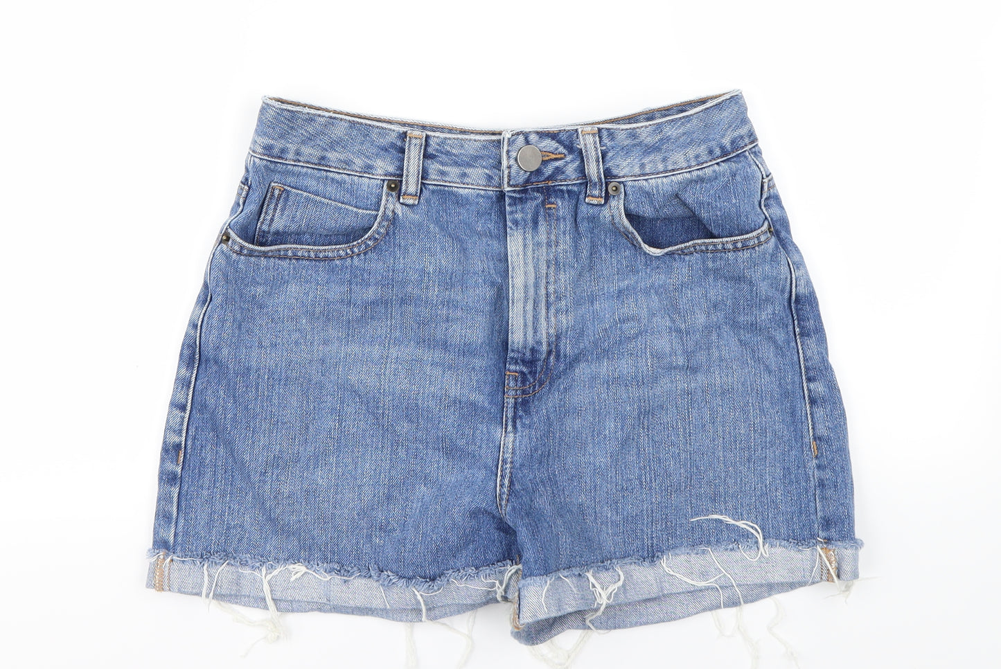 ASOS Womens Blue   Cut-Off Shorts Size 12