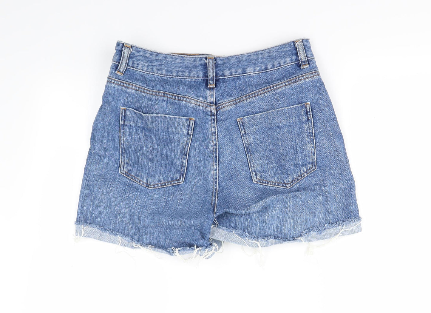 ASOS Womens Blue   Cut-Off Shorts Size 12