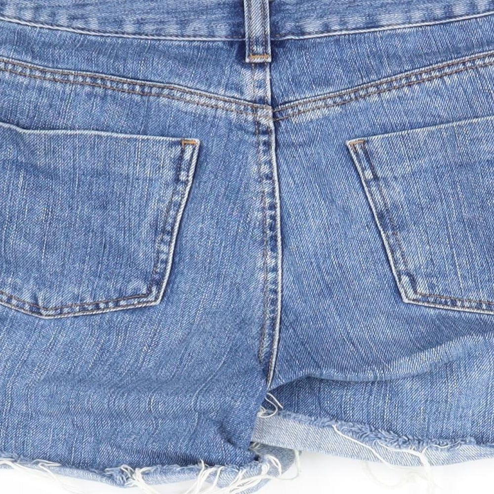 ASOS Womens Blue   Cut-Off Shorts Size 12
