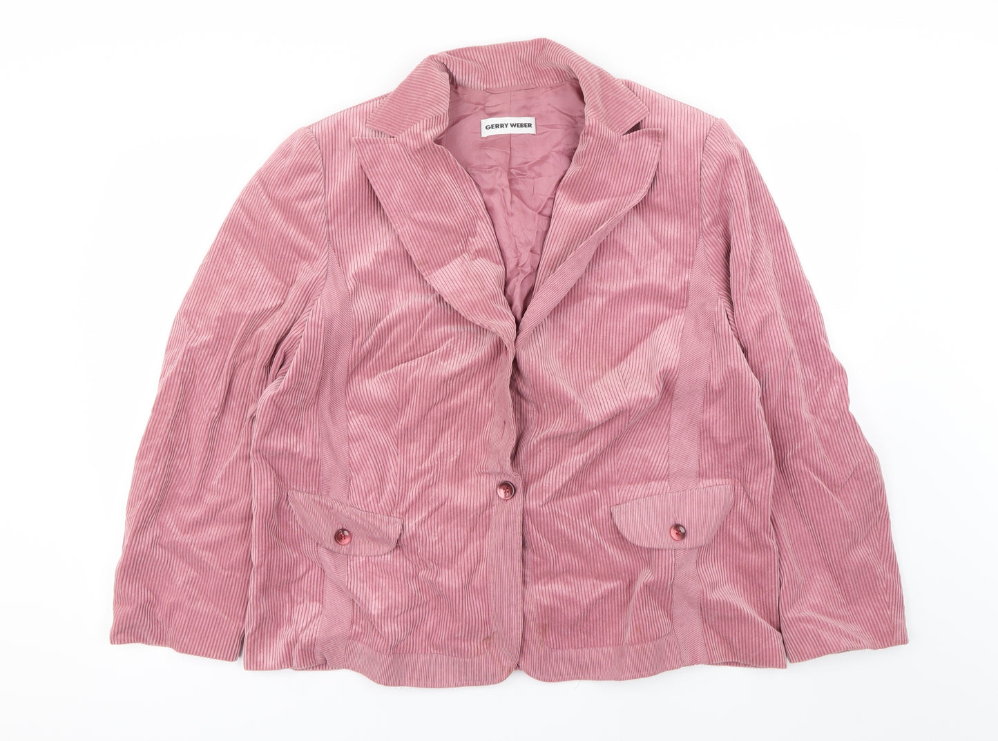 Gerry Webber Womens Pink   Jacket  Size 20