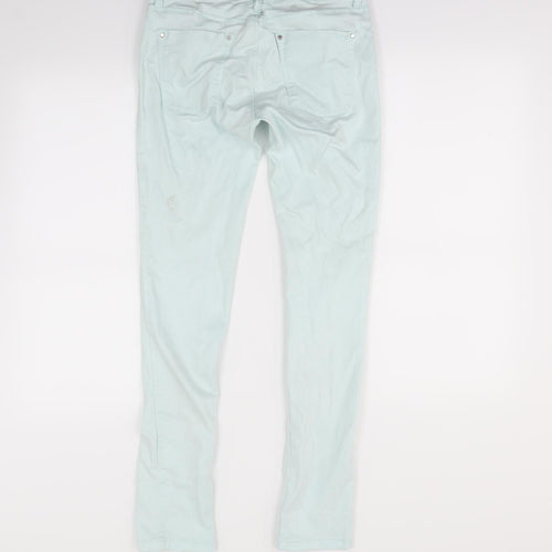 Zara Womens Green   Skinny Jeans Size M L28 in