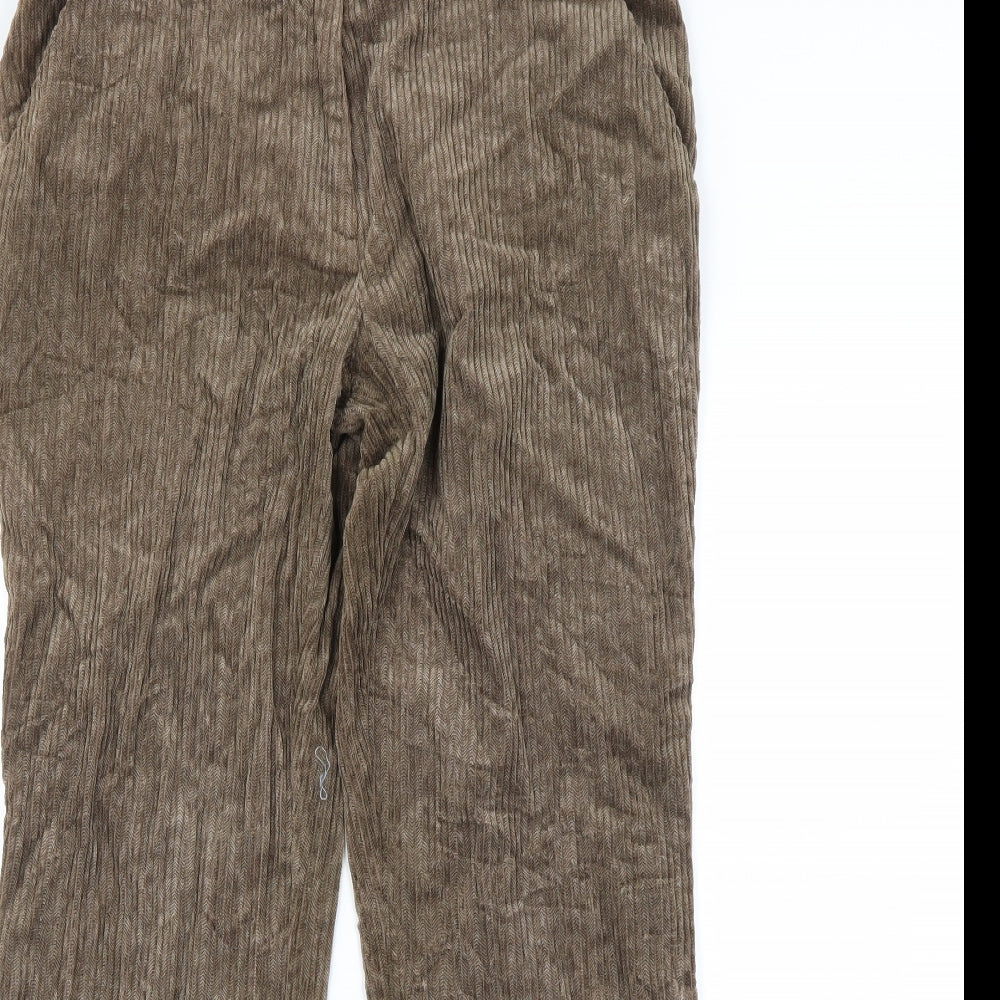 Per Una Womens Brown   Trousers  Size 16 L27 in
