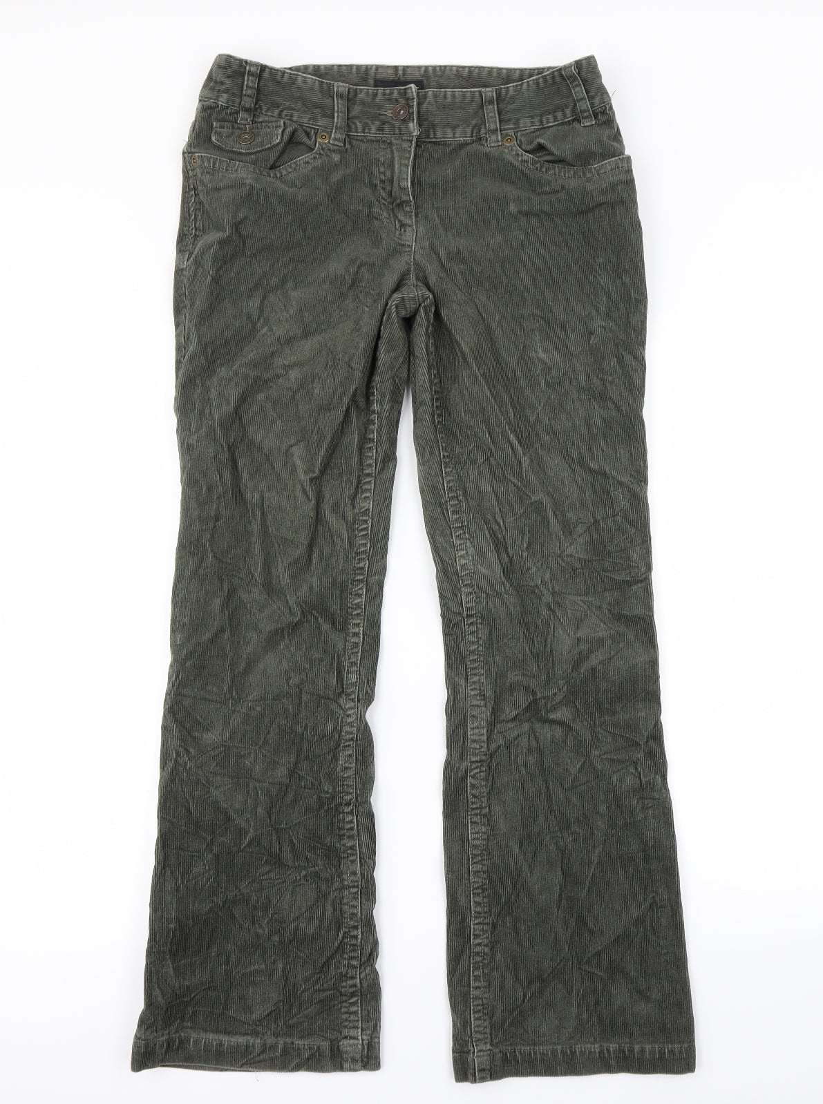 Next  Womens Green   Sweatpants Trousers Size 12 L27 in