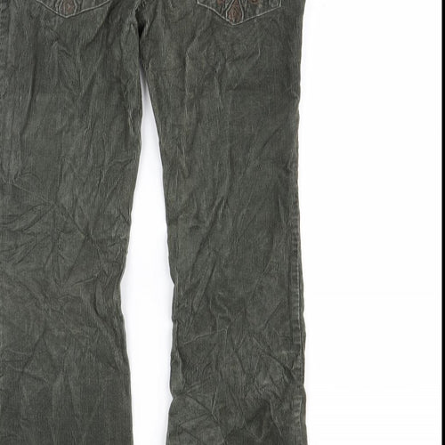 Next  Womens Green   Sweatpants Trousers Size 12 L27 in