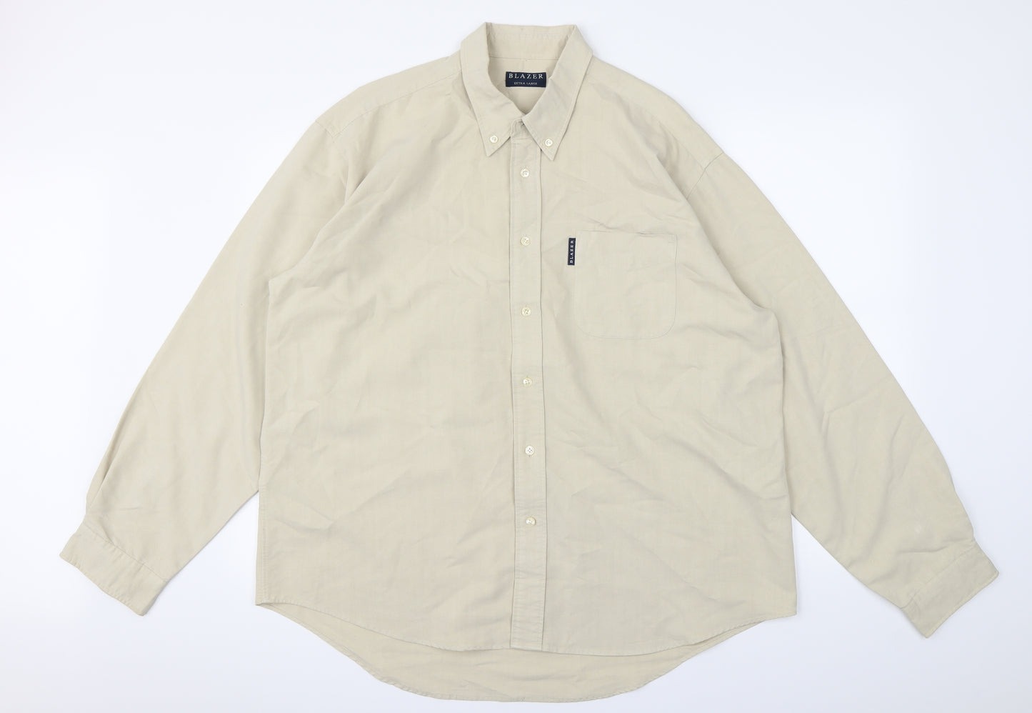 Blazer Mens Beige    Dress Shirt Size XL