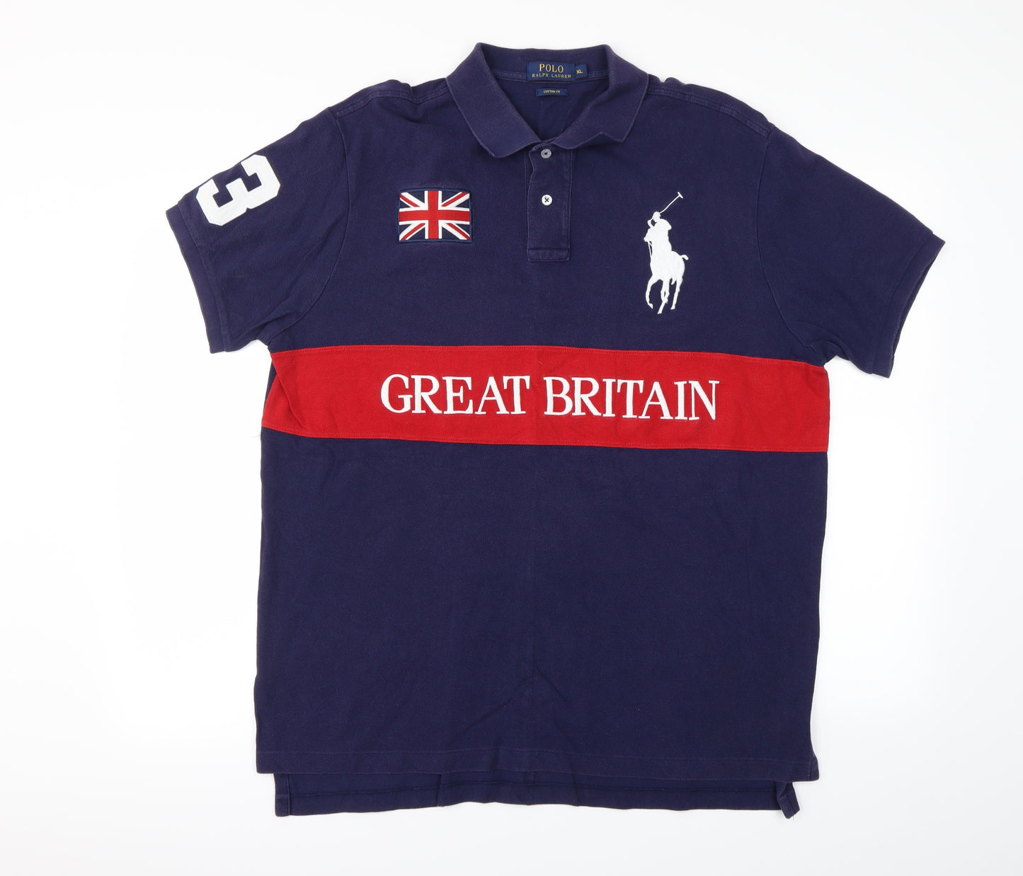 Polo Ralph Lauren Mens Blue    Polo Size XL