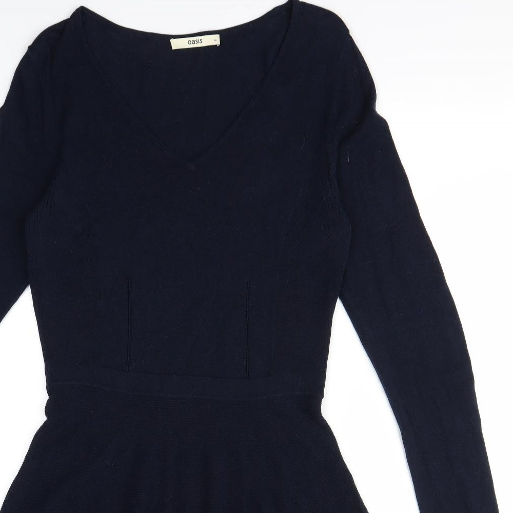 Oasis Womens Blue   Fit & Flare  Size M