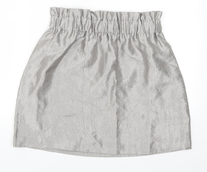 H&M Womens Grey Mini Skirt Size 10