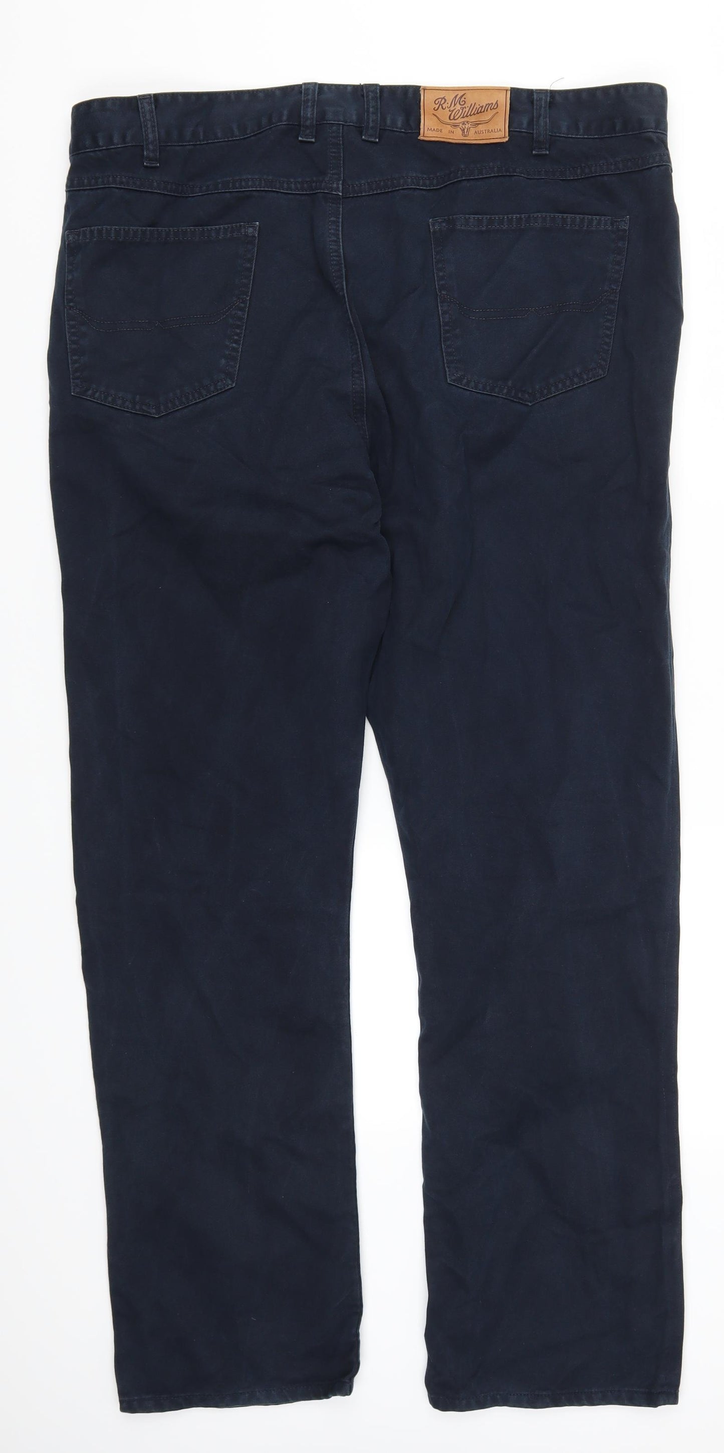 R.M. Williams Mens Blue   Chino Trousers Size 40 L31 in