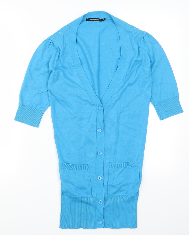 Atmosphere Womens Blue   Cardigan Jumper Size 8