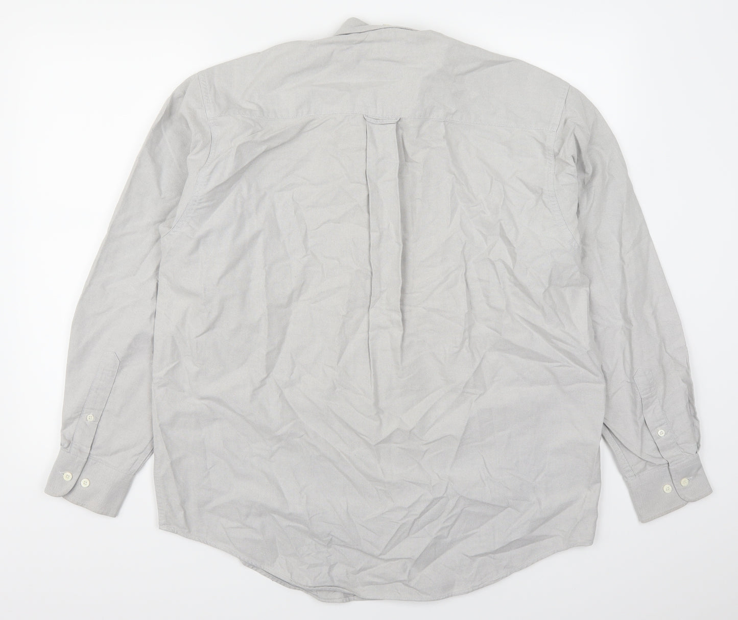 Lee Cooper Mens Grey    Button-Up Size 15.5