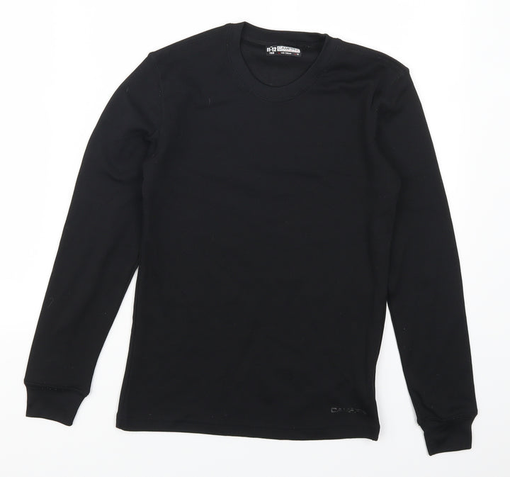 Camper Boys Black   Basic T-Shirt Size 11-12 Years