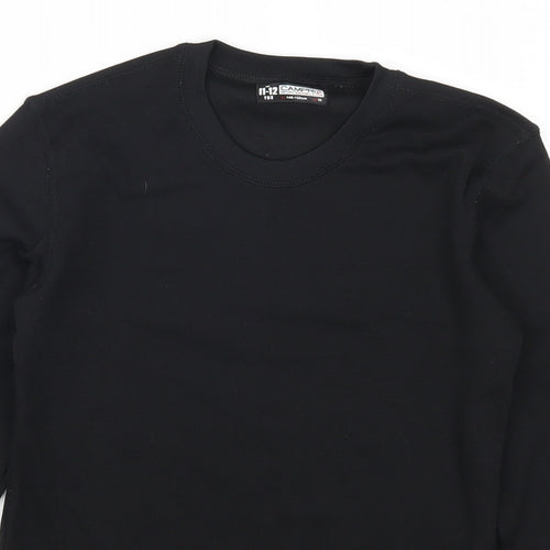 Camper Boys Black   Basic T-Shirt Size 11-12 Years