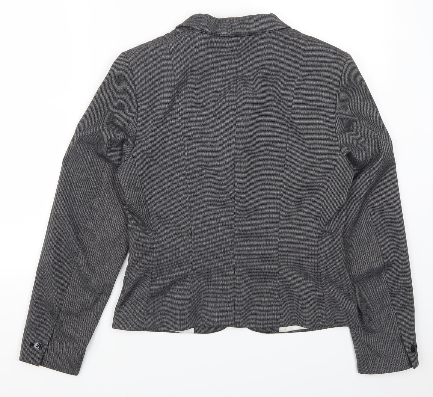 H&M Womens Grey   Jacket Suit Jacket Size 10