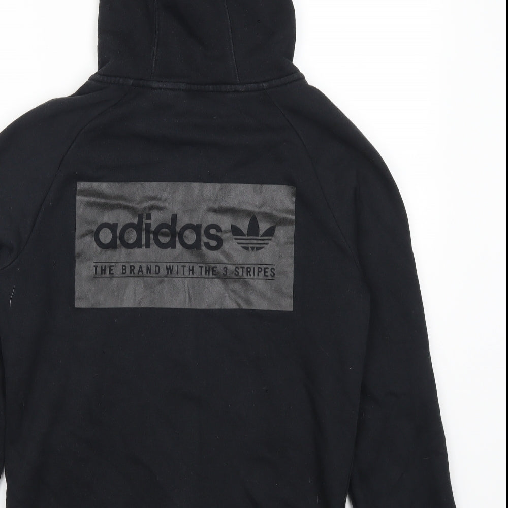 adidas Womens Black   Full Zip Hoodie Size 12