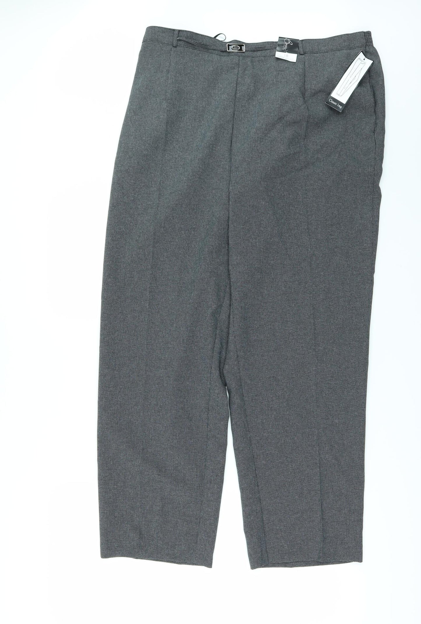 BM Womens Grey   Trousers  Size 18 L27 in