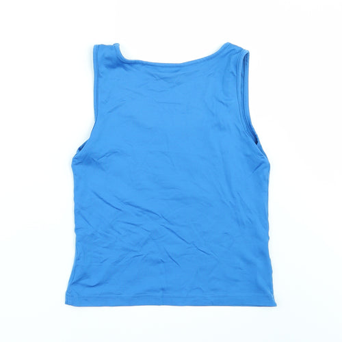 ameranto Womens Blue   Basic T-Shirt Size 12