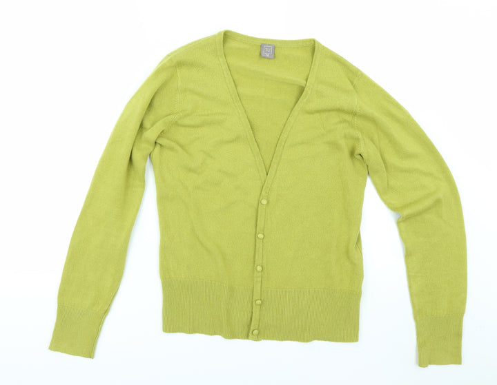 TU Womens Green Cardigan Jumper Size 2