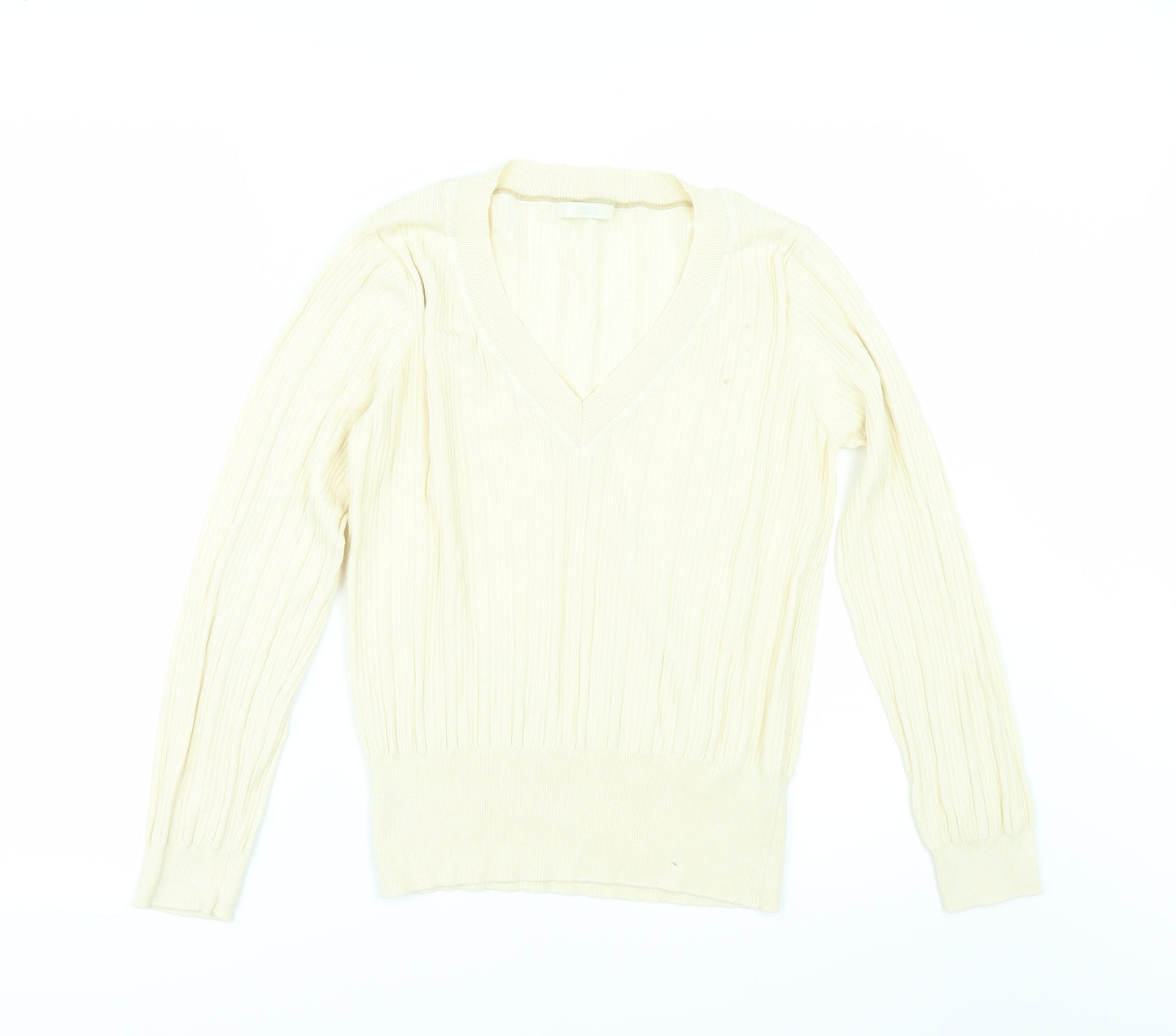Marks and Spencer Womens Ivory   Pullover Jumper Size 18